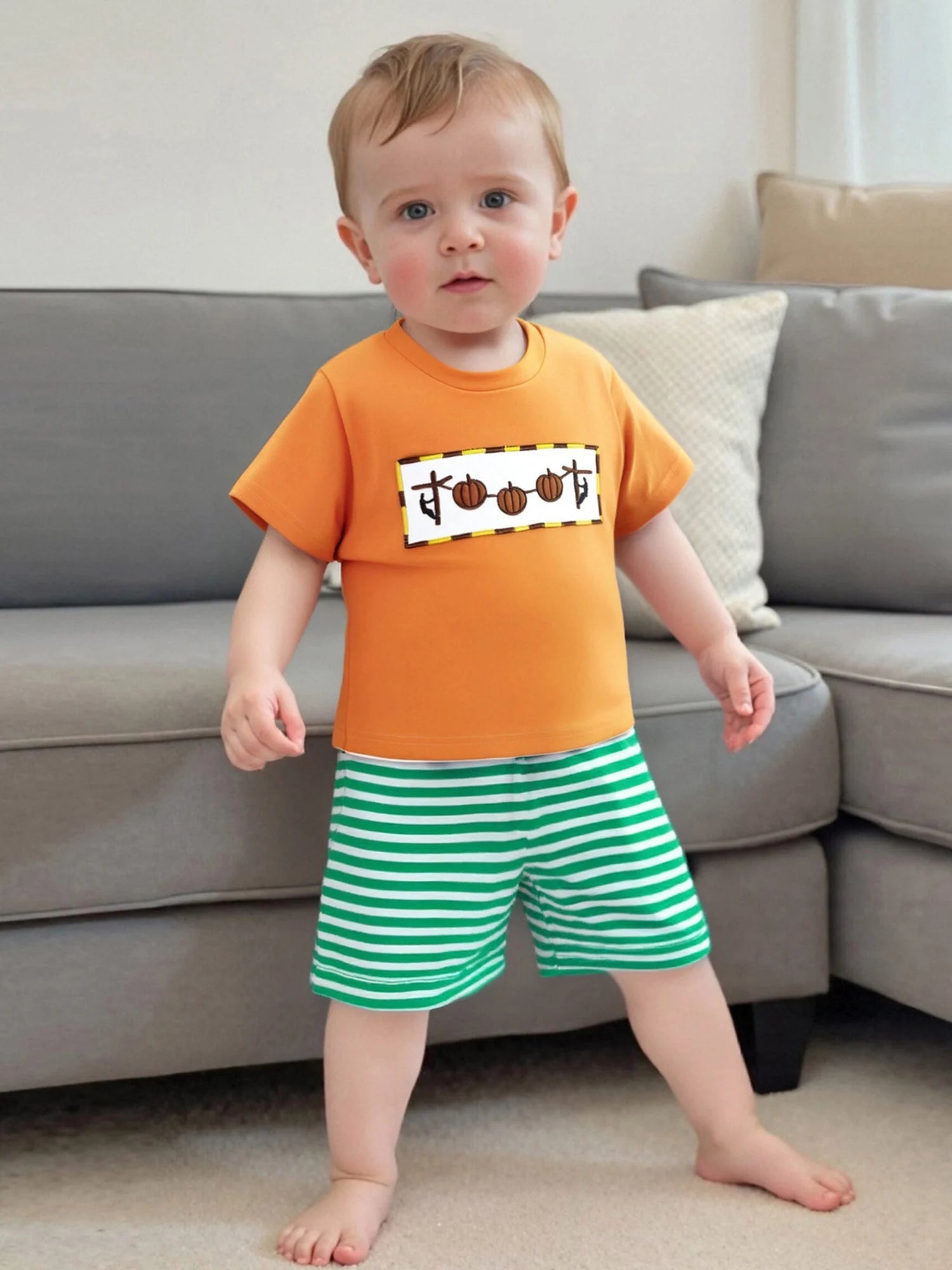 Baby Boys Pumpkin Set